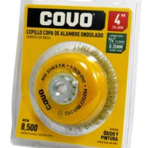 Cepillo De Copa De Alambre 4plg Covo
