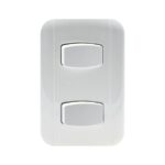 Apagador Doble Para Empotrar Troen(A136-HYA-2KY)