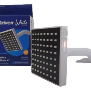 Ducha Tipo Lluvia 4" Cuadrada Blanca (GV-SHW-A6)