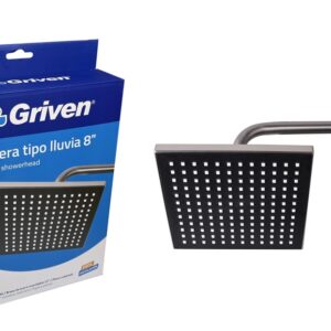 Ducha Tipo Lluvia 8" Cuadrada Cromada (GV-SHC-A8)