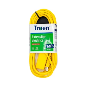 Extension Amarilla Con Regleta 6mt Troen