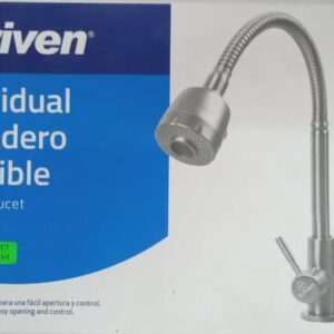 LLave Para Pantry Sencilla Cuello Flexible De Palanca Griven(A367-SSF-01)