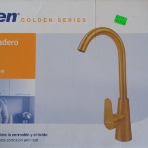 Llave Para Pantry Sencilla Cuello Alto Dorada Griven (GMF602-3-8)
