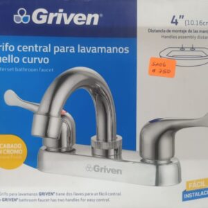 Llave Para Lavamano Doble Palanca Griven (A367-15061A-CB)
