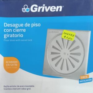 Rejilla Para Baño 4x4 Giratorio Griven