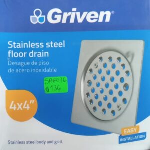 Rejilla Para Baño 4x4 Griven (A367-SD-10A)(SAE036)