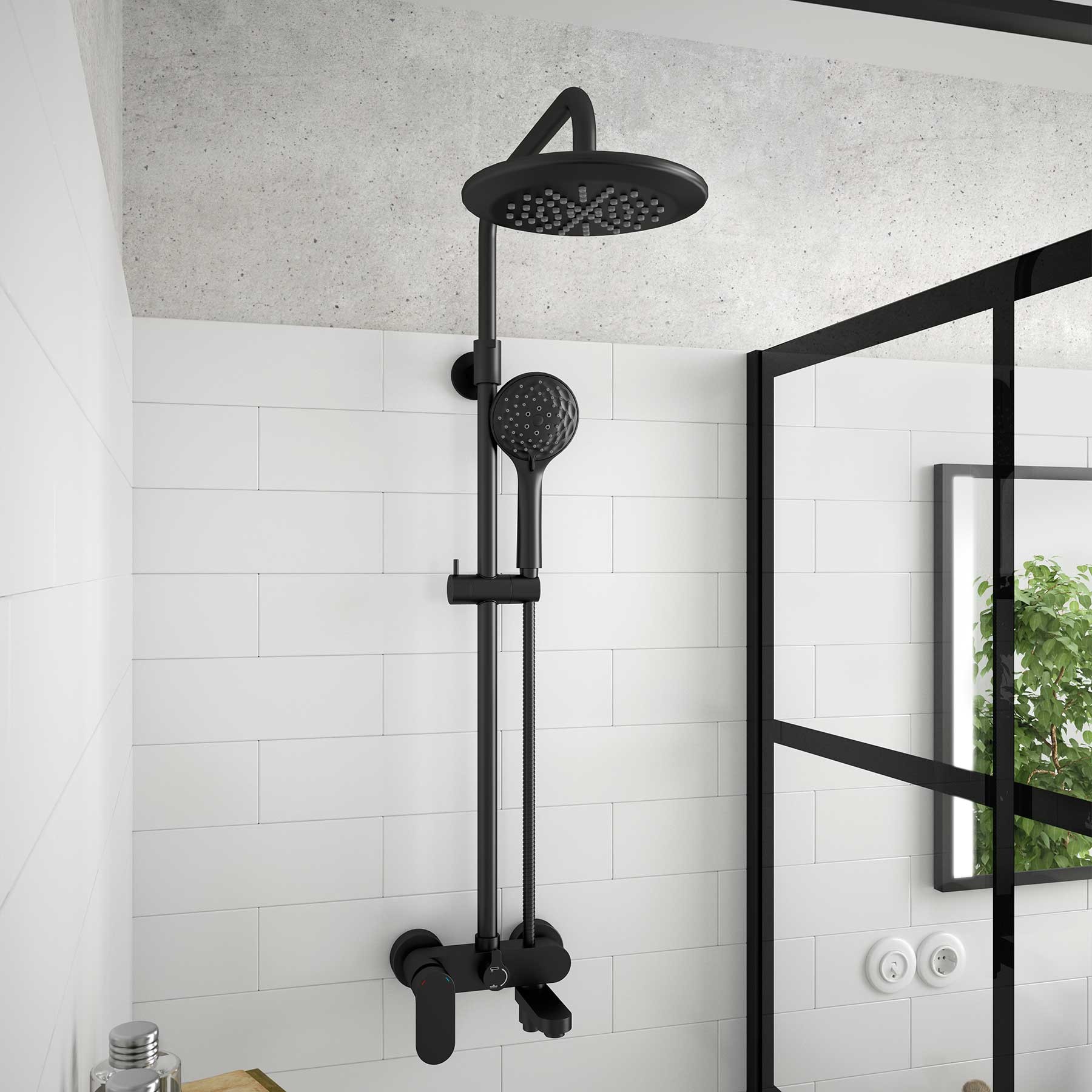 Set De Ducha Completo-Satinado Griven (SH-8T-S1)(SA756) - Image 5