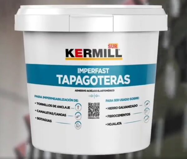 DE Imperfast Tapa Gotera 1/4 Blanco  Sur